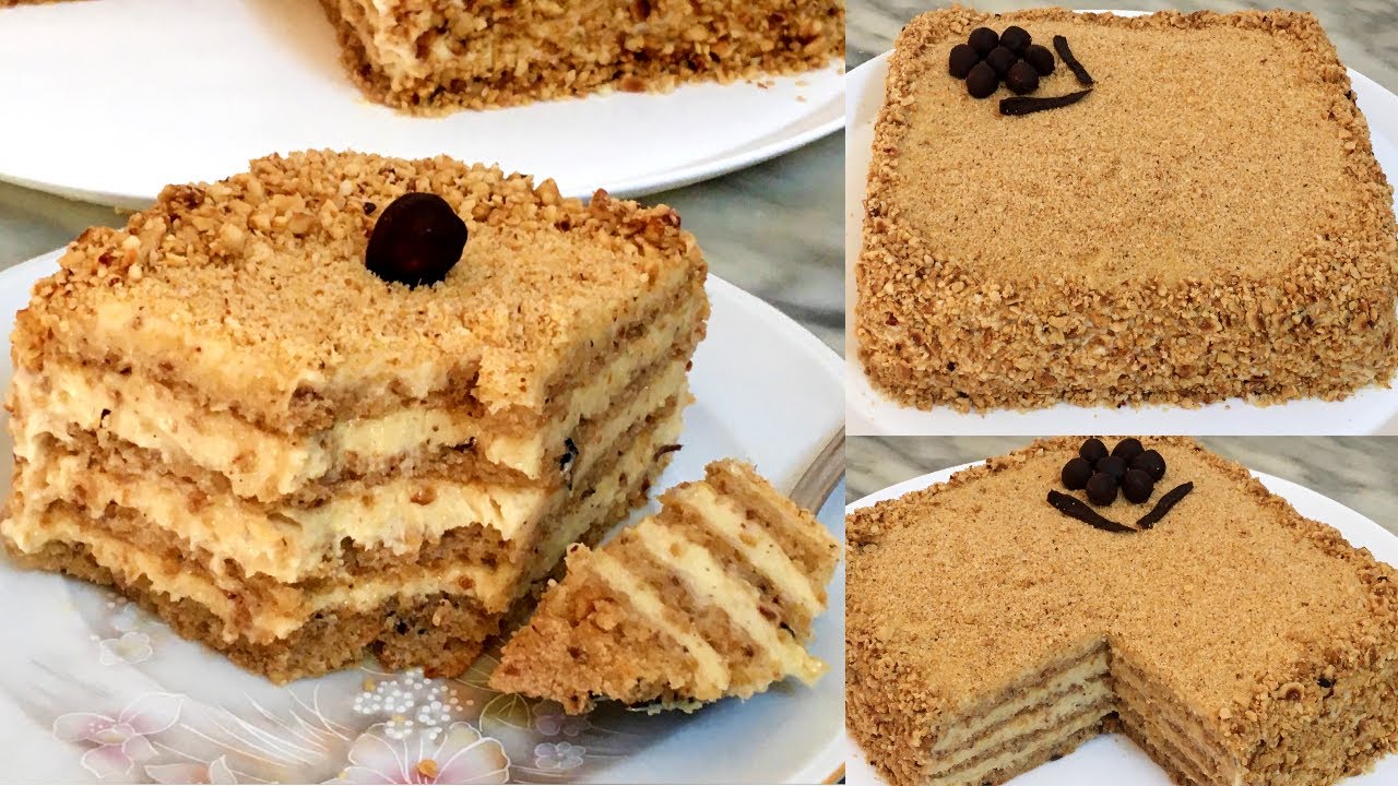 Gâteau dacquoise noisette / 🍰💖 أروع كيكة راس السنة ممكن تشوفها / داكواز نوازيت