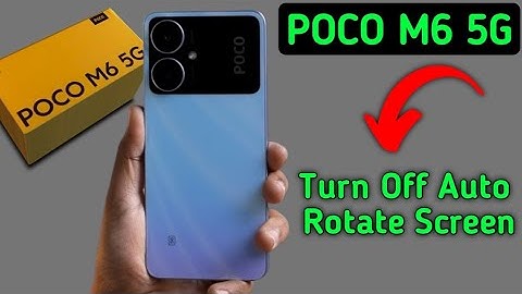 Poco M6 5G auto rotate screen kaise off kare, how to stop auto rotate Screen in poco, auto rotate sc