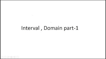 1.Interval,Domain part-1 I Function I HSC & Admission