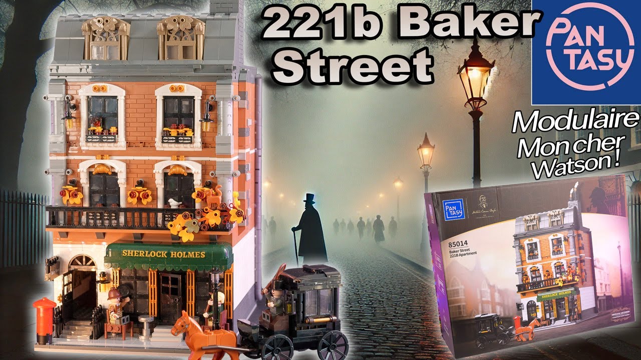 PANTASY L'immeuble de SHERLOCK HOLMES 221b Baker Street Le Meilleur Set Modulaire de briques