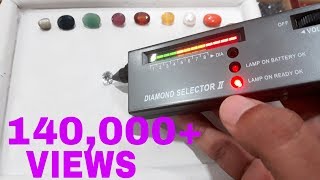 Testing NAV RATAN STONES with the Help Of DIAMOND SELECTOR ||... Finally Find Real DIAMOND