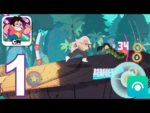 Soundtrack Attack: Steven Universe - Gameplay Walkthrough Part 1 - World 1 (iOS, Android)