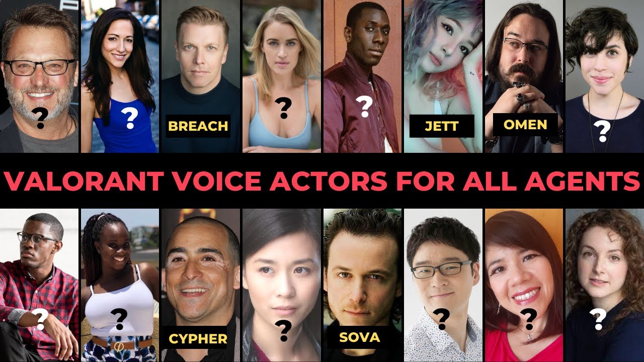 Valorant Voice Actor Name For All Agents
