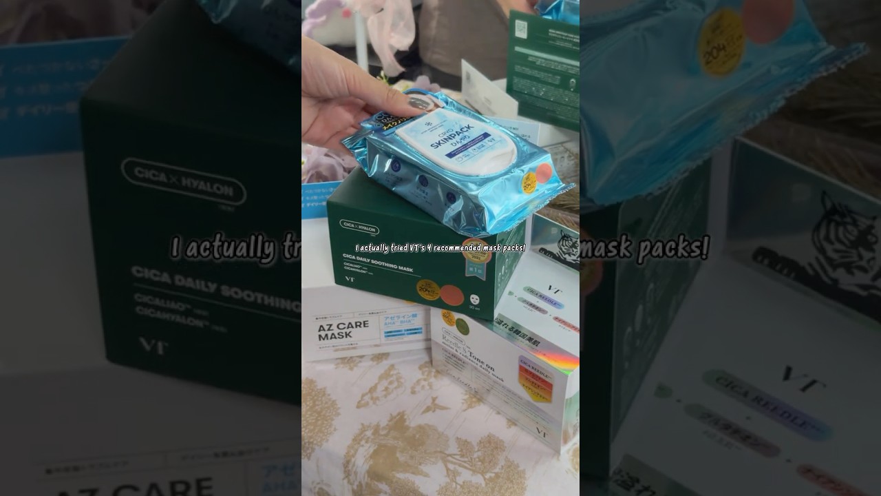 Testing 4 Popular VT Sheet Masks