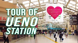 Tour of Ueno Station 上野駅 [4K] | JAPAN WALKING TOURS