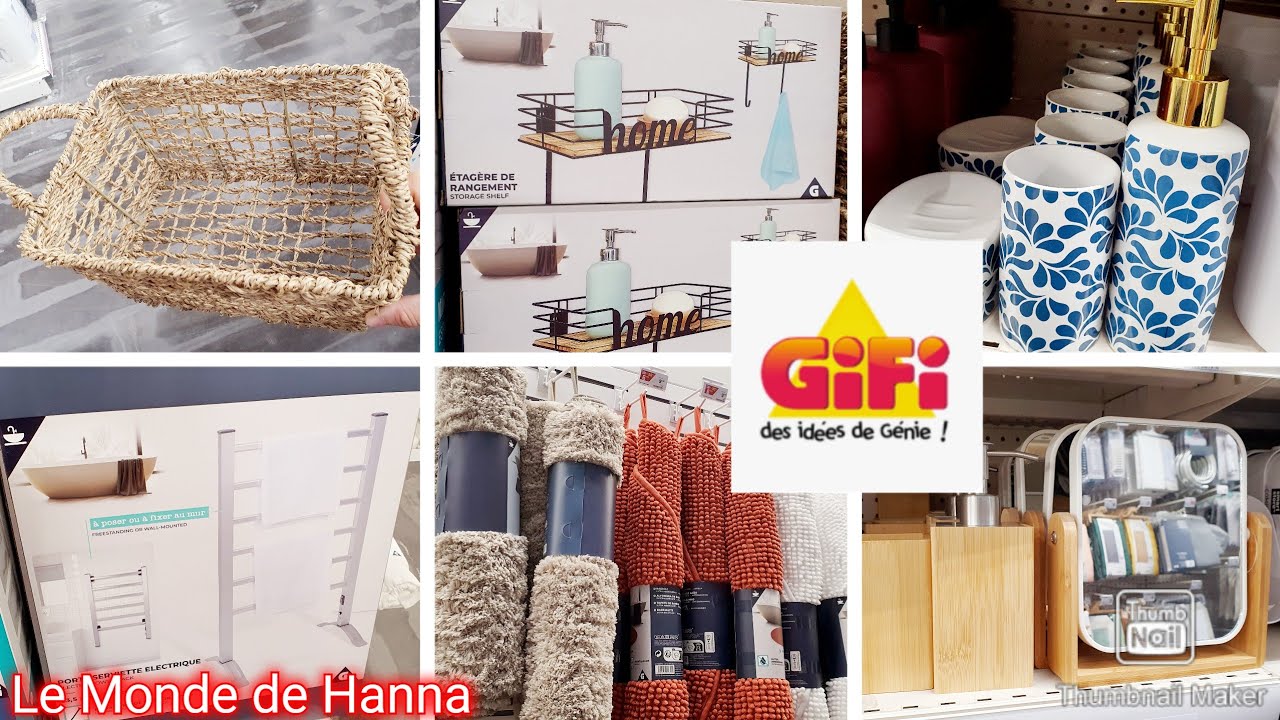 GIFI ARRIVAGE 21-05 SALLE DE BAIN ACCESSOIRES 🚿