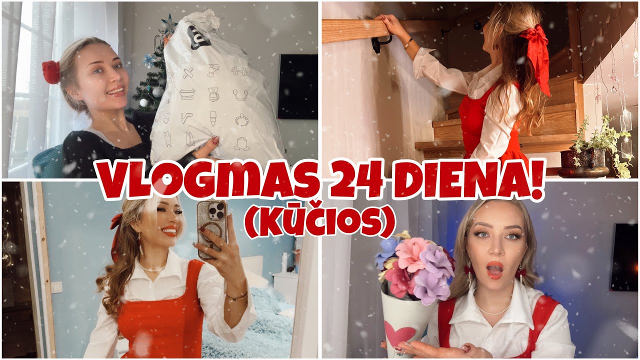 VLOGMAS 24 DIENA! (Kūčios, Sheino haulas!)