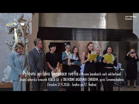 Generace světla • putovní výstava - Z VERNISÁŽE - video 1 -  Chrudim 21.9.2026