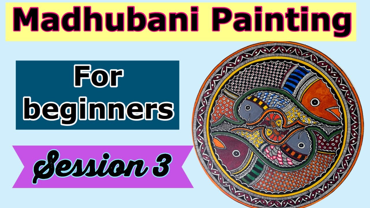 Madhubani painting session 3