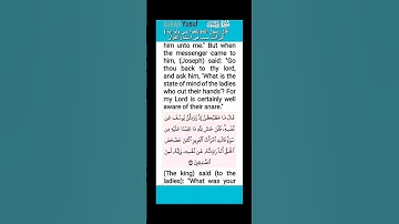 سورة يوسف الآية 51 تلاوة خاشعة