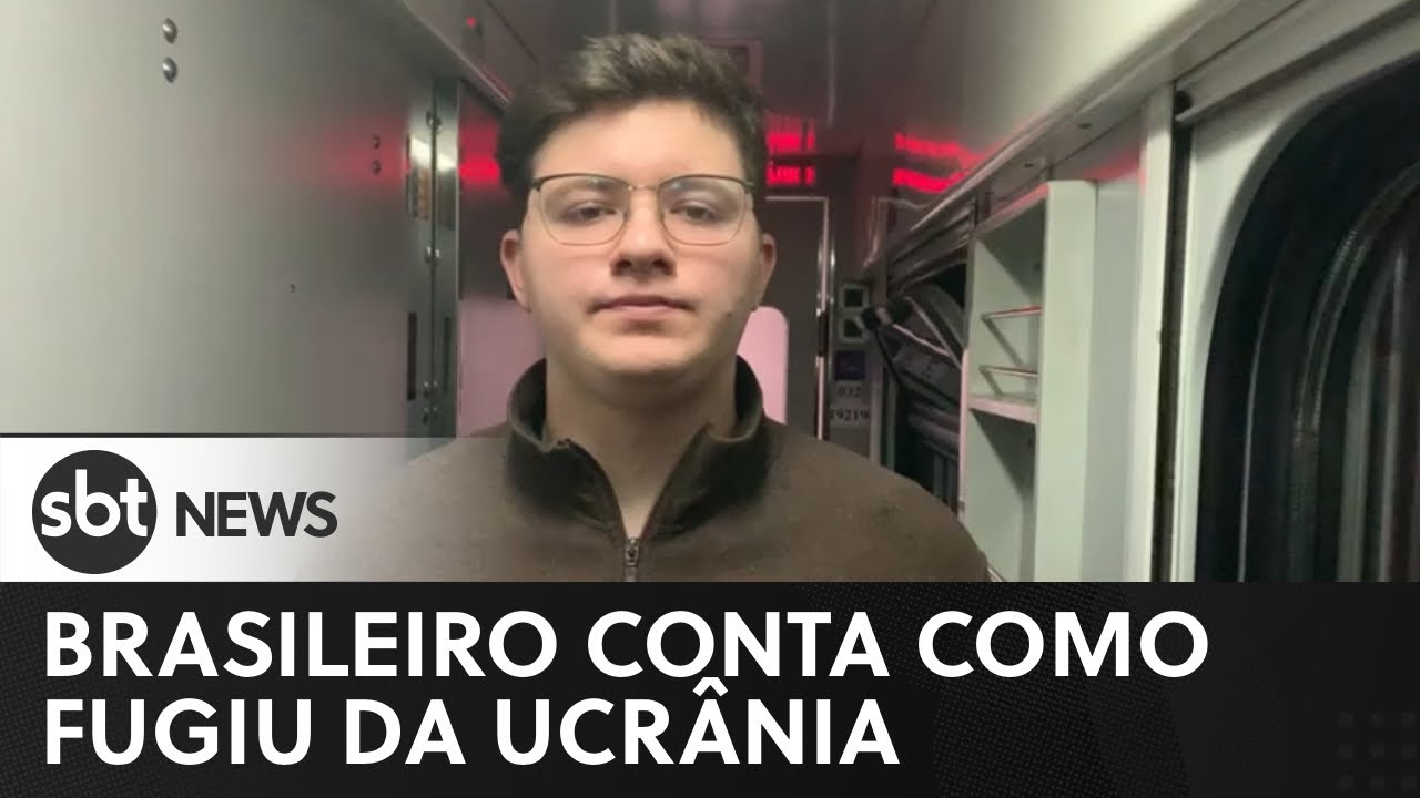 Brasileiro conta como fugiu da Ucrânia durante invasão da Rússia | SBT News