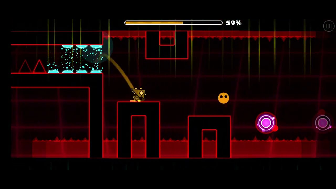 FULL GAMEPLAY THE CHALLENGE (GEOMETRY DASH WORLD). - YouTube