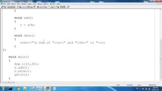 Parametrized Constructor In C++