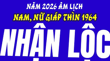 NAM, NỮ GIÁP THÌN 1964. NĂM 2026 GẶP ĐIỀU TO TÁC, CÓ TIỀN CÓ BẠC