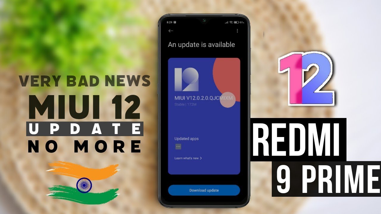 No More Miui 12 Update In Redmi 9 Prime Indian Device Youtube