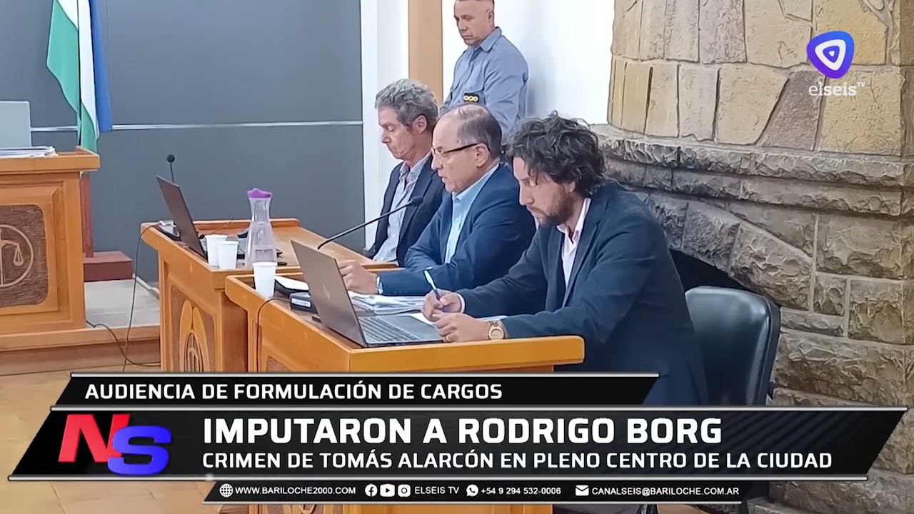 Imputaron a Rodrigo Borg por el asesinato de Tomás Alarcón y quedó en prisión preventiva