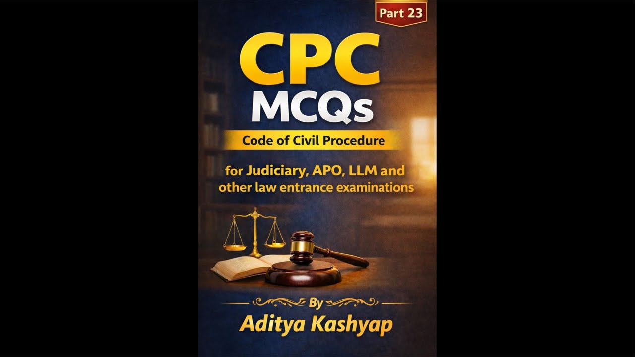 CPC 1908 MCQ PYQ PART-23 | Civil procedure code | Judiciary |APO | LLM ...