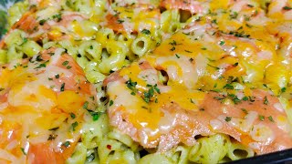 Salmon pasta