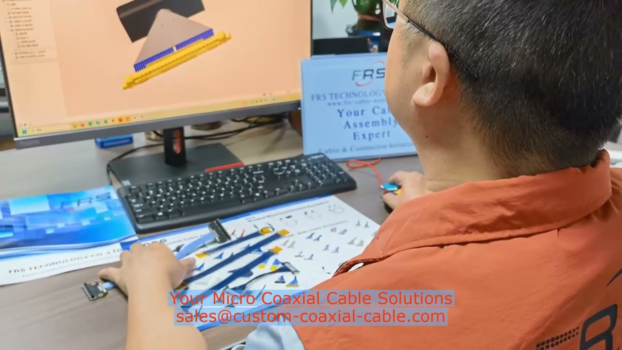 endoscope micro-coax cable MOQ policy I-PEX 20907-010E micro electronic wire connectors Dental Chair