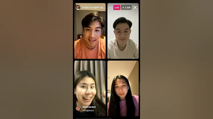 Live Instagram Victor, Alden, Machel & Cheryl Mast...