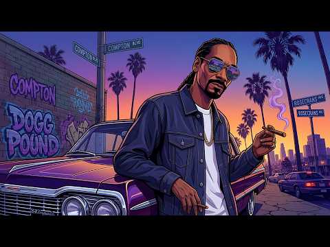G-Funk Style 90s 💥 Snoop Dogg, 2Pac, Dr. Dre, Ice Cube, Biggie, Nas, Jay-Z, Eminem