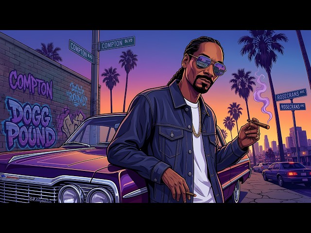 G-Funk Style 90s 💥 Snoop Dogg, 2Pac, Dr. Dre, Ice Cube, Biggie