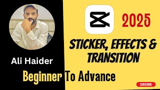 Master Stickers, Effects & Transitions in Video Editing | Easy Tutorial screenshot 1