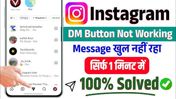 instagram dm not opening problem 2025 | instagram dm button not working | instagram chat not working