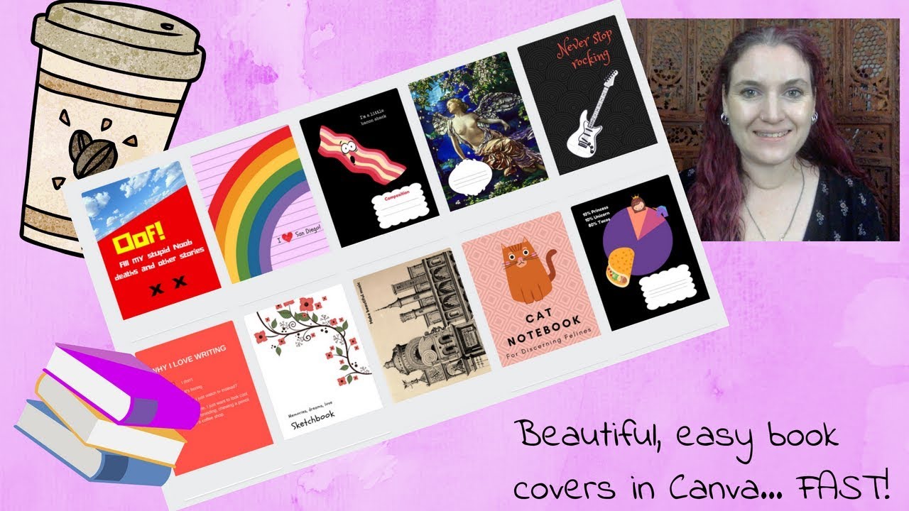 CreateSpace and KDP Book Covers Full Walkthrough in Canva - Beautiful ...