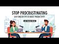 Stop Procrastinating! Easy English Tips to Boost Productivity | Easy English Podcast