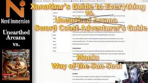 Unearthed Arcana vs Xanathar