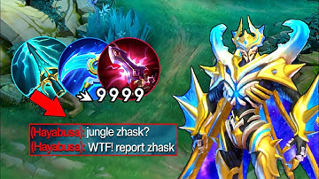 TRY THIS NEW ZHASK 1 HIT BUILD 2025!(recommended build) 100% BROKEN  | mobile legends