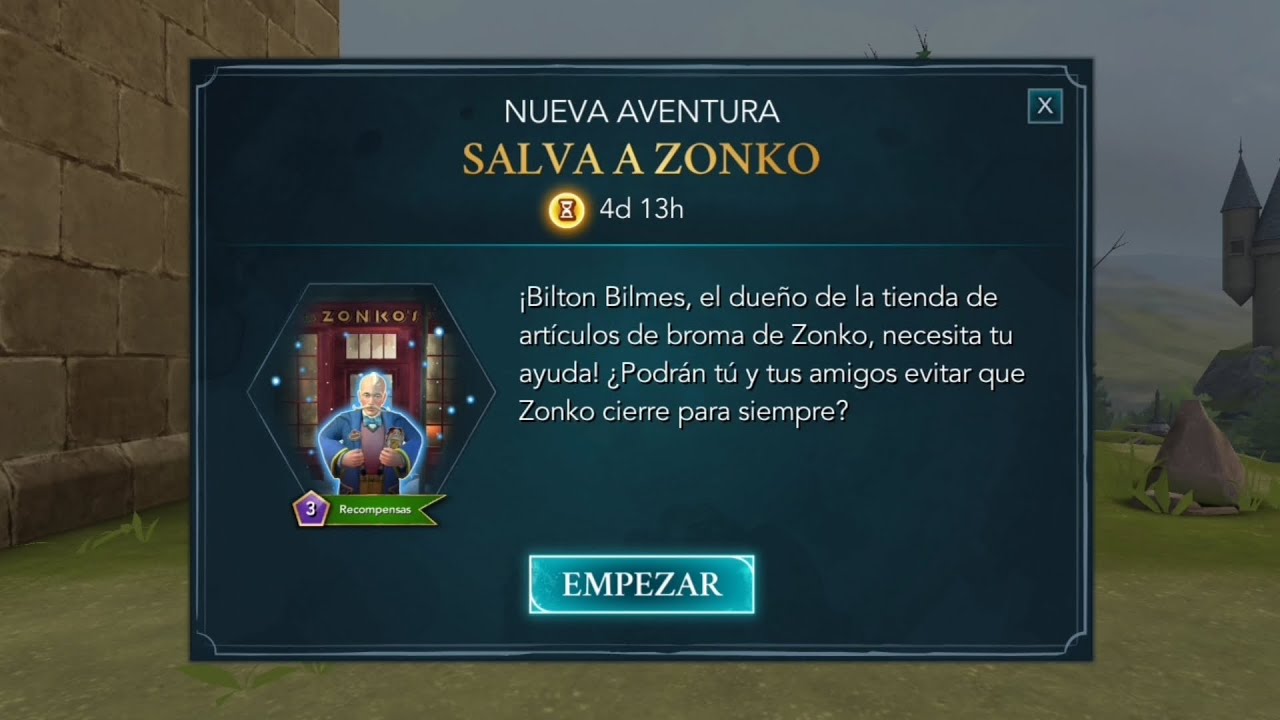Hogwarts Mystery, Mision Salva a Zonko. YouTube