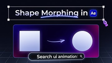 Shape Morph Animation in After Effects |
