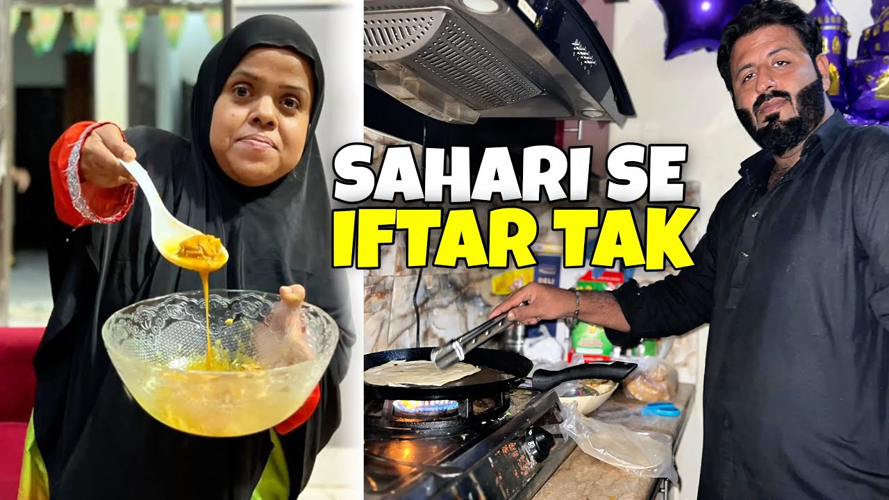 Sahari Se Iftar Tak Kabeer ne kiya kaam | Sanober Choti vlog 