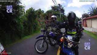 He chased a driver under the influence of drugs.