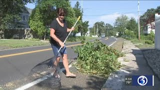 Video: Residents, crews continue clean up efforts in Milford