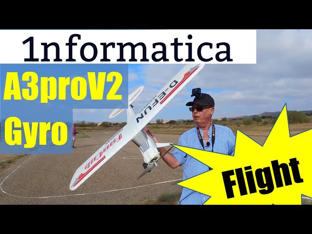 HobbyEagle A3 Pro V2 6 axis Gyro Fixed Wing Flight Test - YouTube