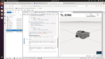 Running turtlebot3 with JupyterLab-ROS