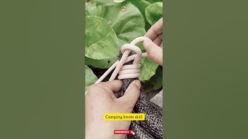 Learn this camping knot #shorts #diy #gtknot #knot #git