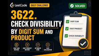 LeetCode 3622 | Check Divisibility by Digit Sum and Product | Daily Challenge Solution (Java)