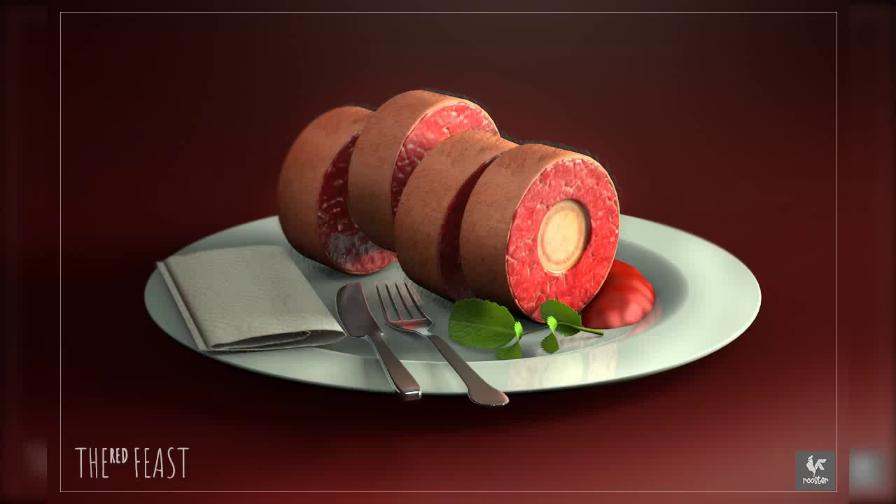 How to Material and Render Cinema4D - Meat - YouTube