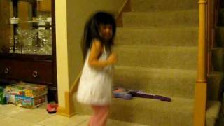 My 2 Year Old Alexus Dancing To Hannah Montana Part 2