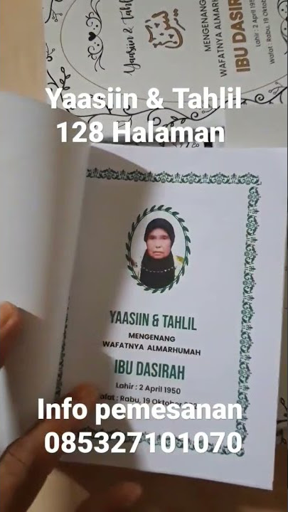Yasin dan Tahlil Lengkap