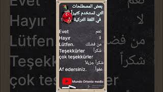 أهم المصطلحات المستخدمة في اللغة التركية - تعليم اللغة التركية اللغة_التركية التركي