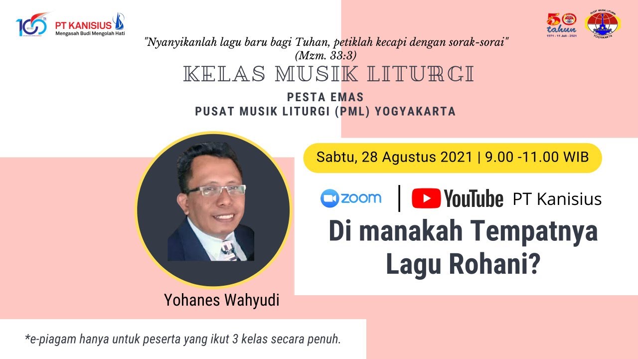 KELAS MUSIK LITURGI (3): Di manakah Tempatnya Lagu Rohani?