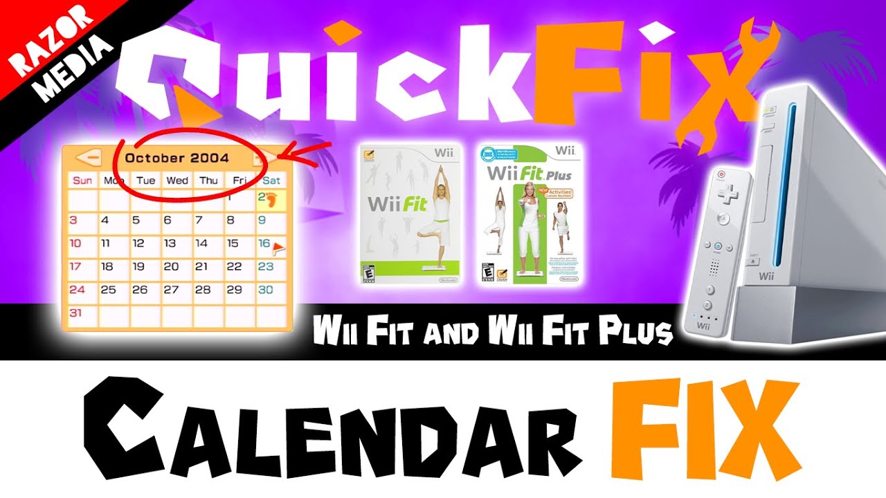 Wii Fit & Wii Fit Plus Date FIX!! - QuickFix #wii #fix #wiifit