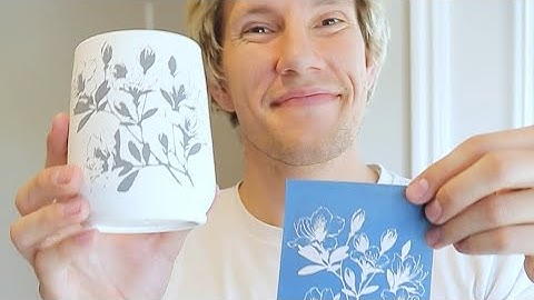 Making Stencils for my Pottery Using an EZScreenPrint Kit!