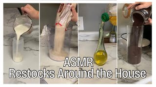 RESTOCKS AROUND THE HOUSE | ASMR RESTOCK | RESTOCK AND REFILL | RESTOCKED | RESTOCK WITH ME
