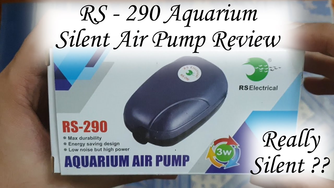 Unboxing RS 290 Silent Aquarium Air Pump Silent Aquarium Air Pump